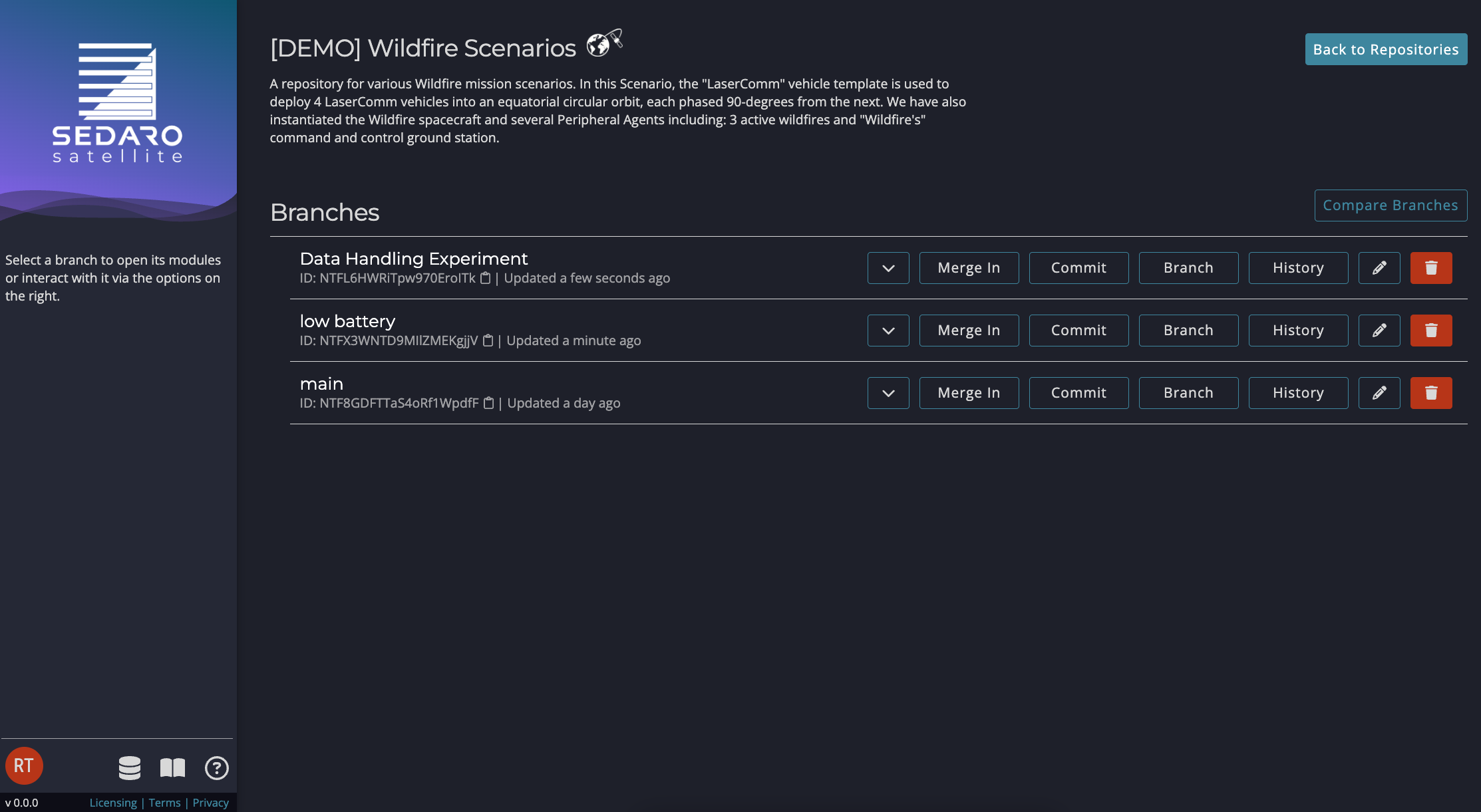 Wildfire Scenarios Repository