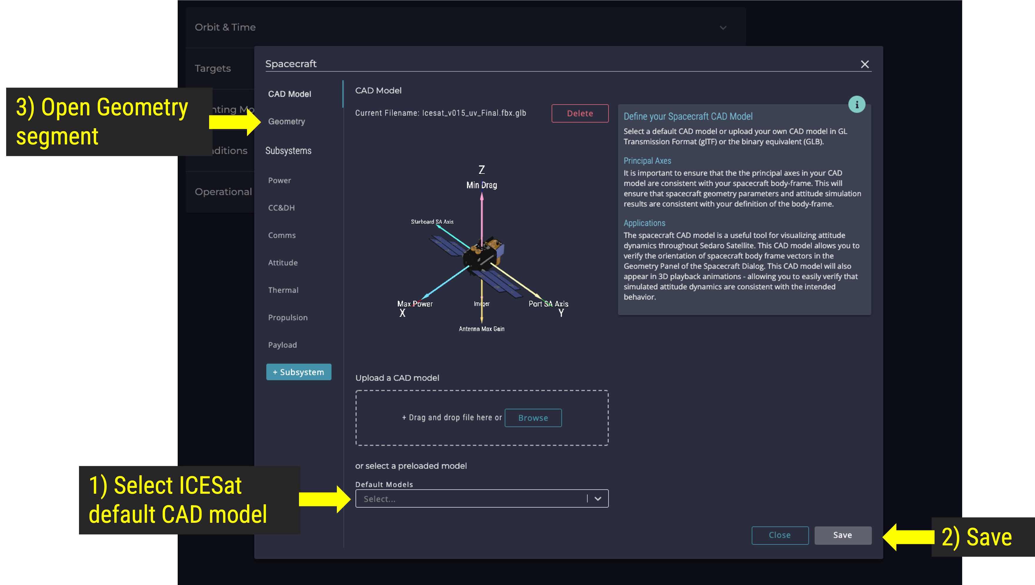 Add custom CAD model