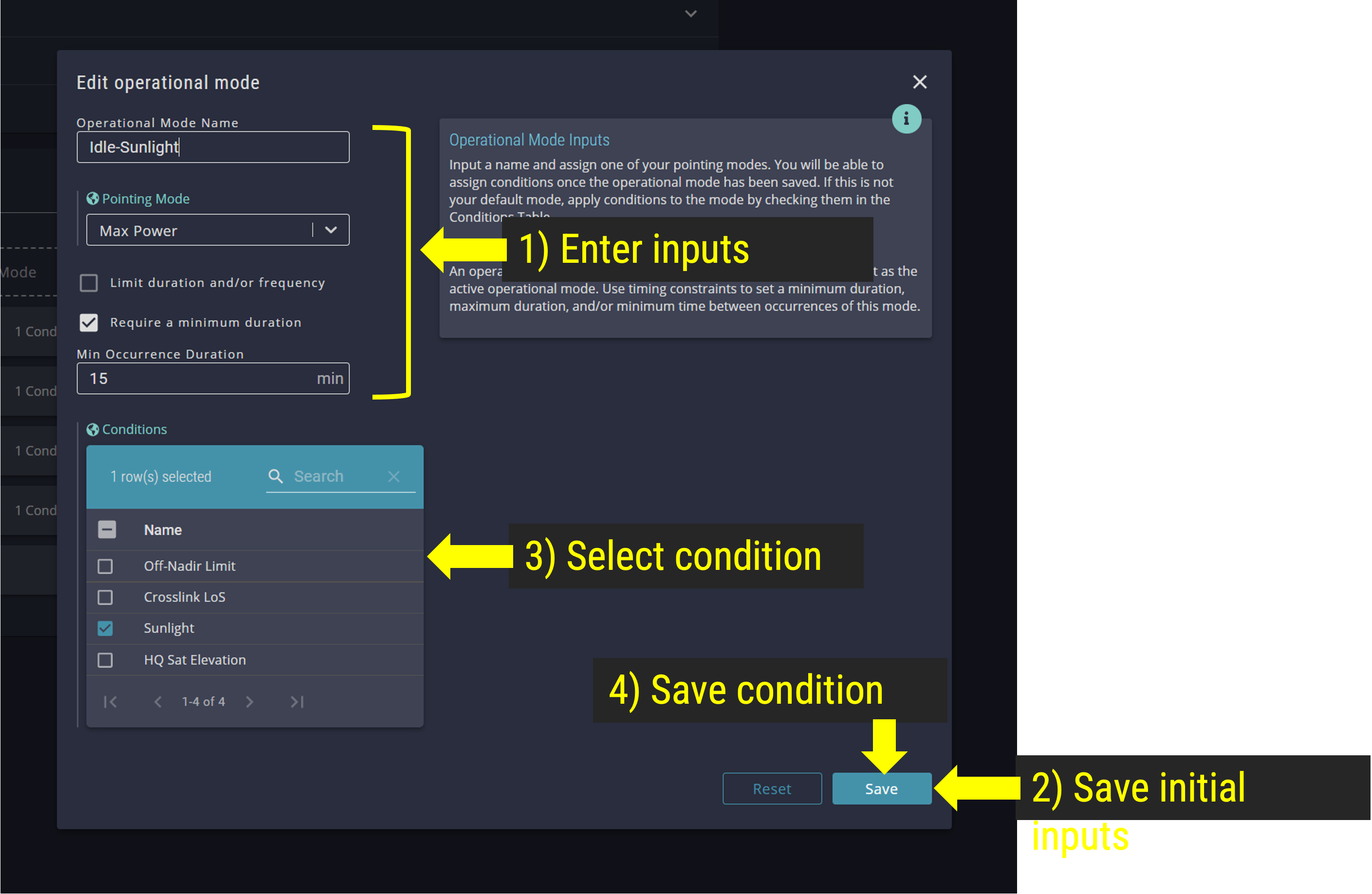 Idle Sunlight Op Mode