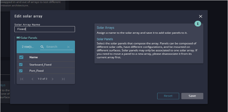 Fixed Solar Array